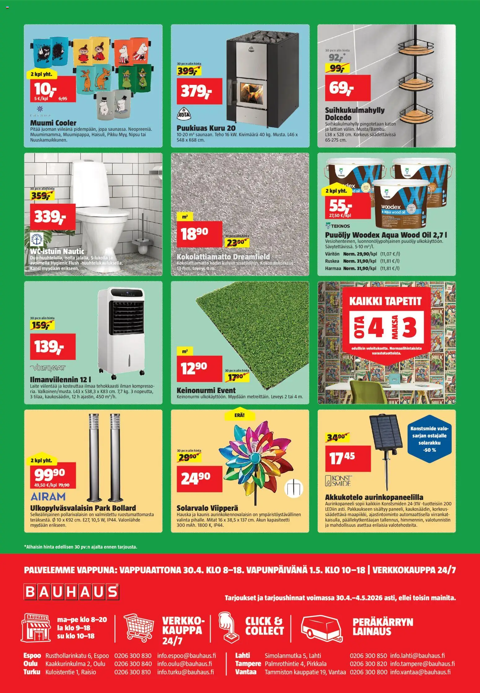 Bauhaus tarjoukset – voimassa 30.04.2026 alkaen | Sivu: 4