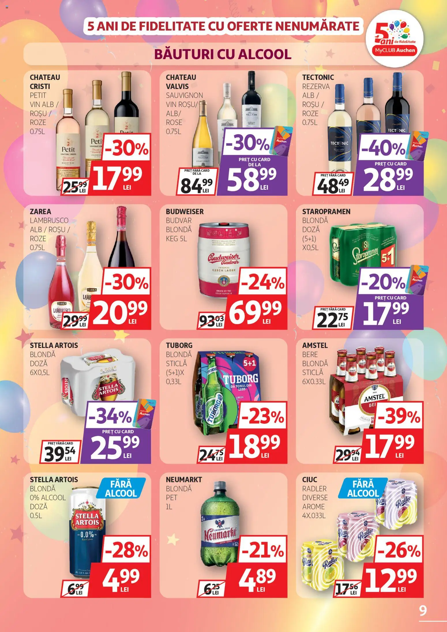 Noul catalog Auchan – valabil de la 04.03.2026 | Pagină: 9 | Produse: Vin