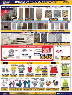 Laduma Hardware specials catalogue – valid from 01.04.2026 | Page: 10 | Products: Vest, Gloves, Broom, Light