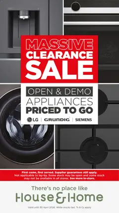 House and Home specials catalogue – valid from 07.04.2026
