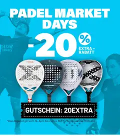 Padel Market ab 30.04.2026 gültig