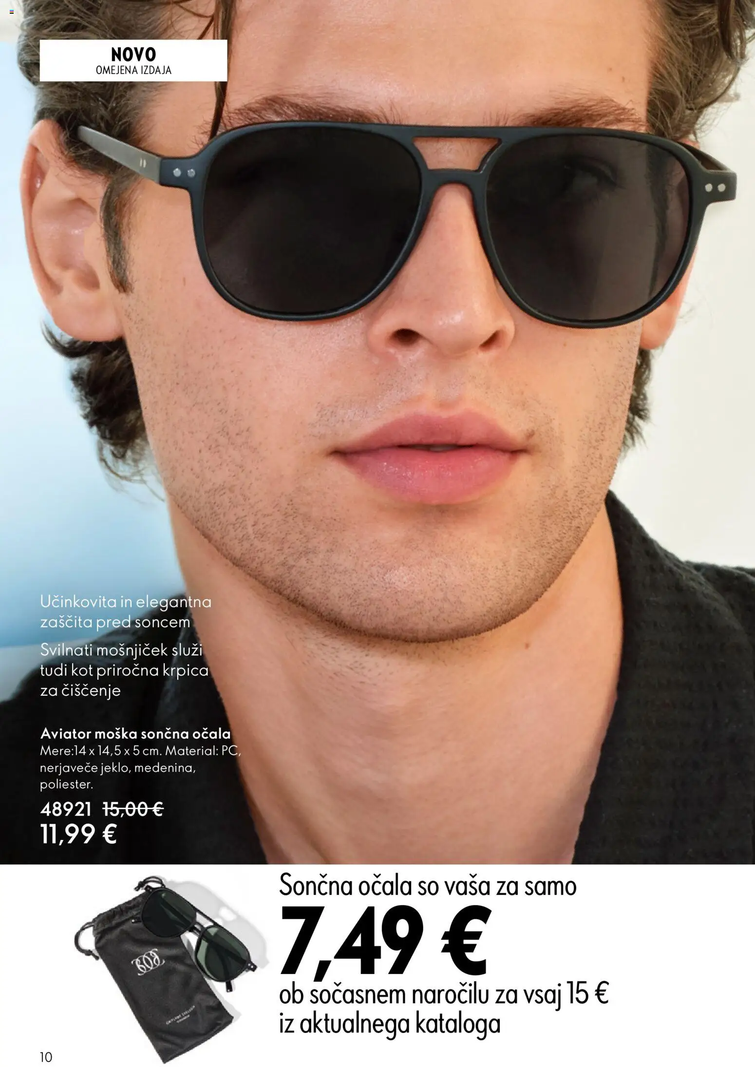 Novi Oriflame katalog ponudbe – veljaven od 11.03.2026 | Stran: 10 | Izdelki: Sončna očala, Zaščita pred soncem, Ocala