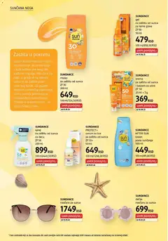 SUNDANCE krema za zaštitu od sunca i balzam za usne ZF 50, Krema za zaštitu od sunca i balzam za usne, ZF 50, 25 ml + 3 g - pregled DM Drogerie kataloga - važi od 01.05.2026 | Strana: 28