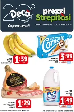 Anteprima del volantino Decò volantino Supermercati Campania valido a partire dal 21.04.2026
