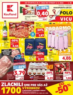 Kaufland leták platný od 30.04.2026