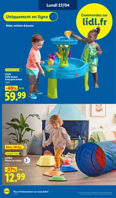 LIDL - Prévisualisation de LIDL Black Friday valide à partir de 27.04.2026 | Page: 12 | Produits: Jouets, Table, Jeux