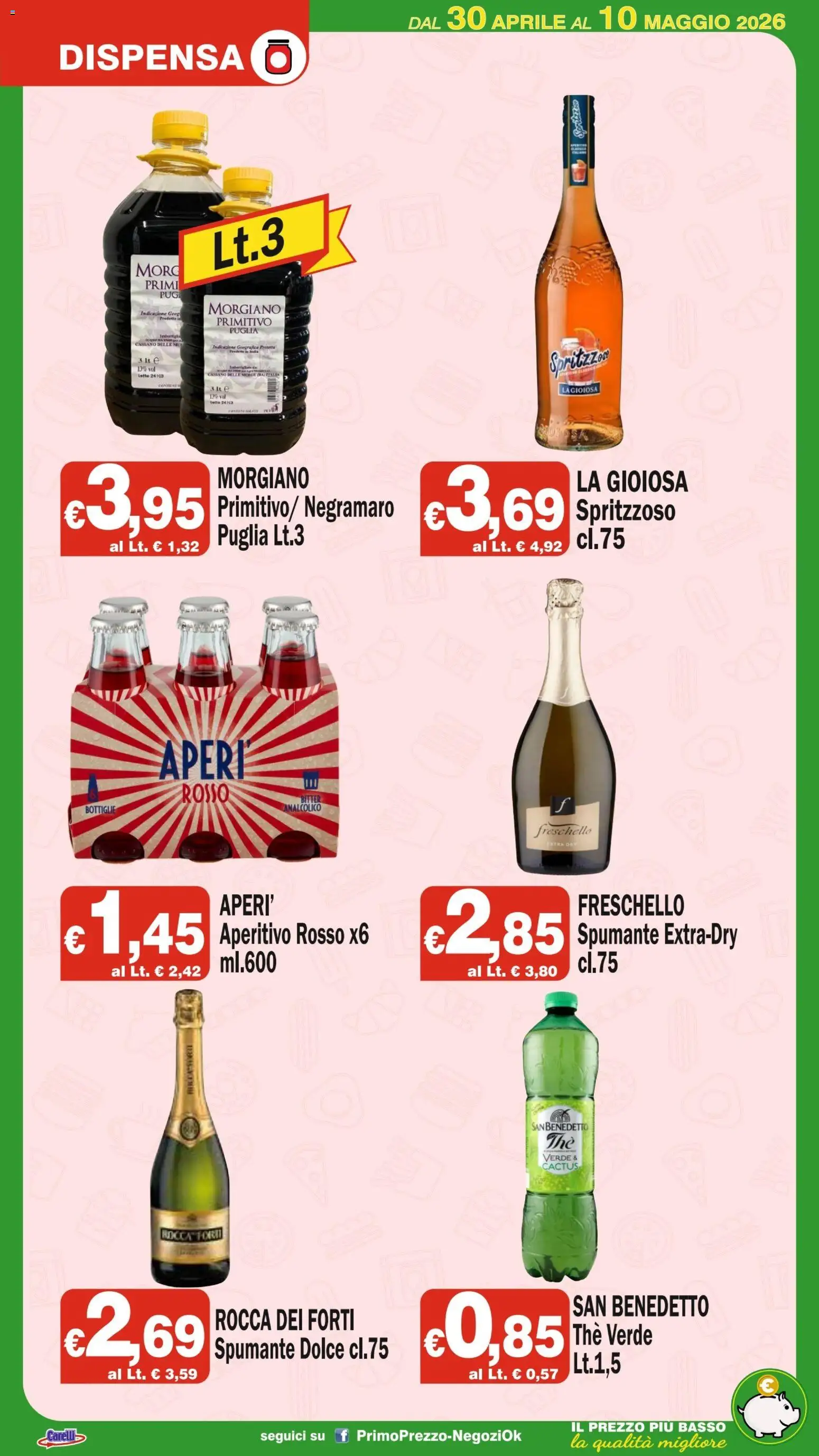 Volantino Primo Prezzo del 30.04.2026 | Pagina: 11