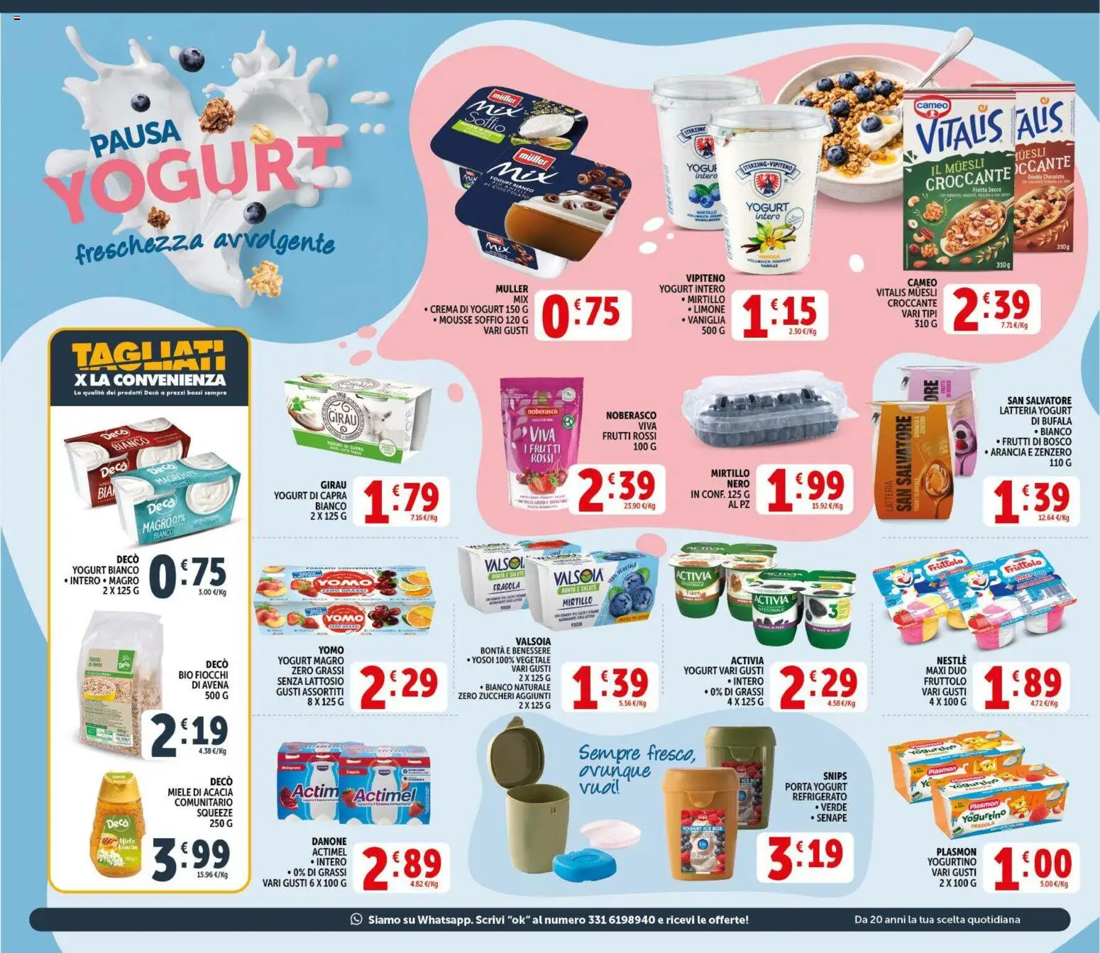 Volantino Decò del 09.04.2026 | Pagina: 11 | Prodotti: Muesli, Arancia, Miele, Senape