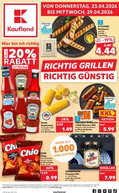 Kaufland Prospekt Richtig grillen ab 23.04.2026 gültig