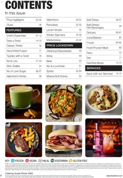 Preview of Booker Wholesale - Winter Catering News 2026 valid from 07.01.2026 | Page: 2 | Products: Wine, Beer, Pancakes, Strawberry
