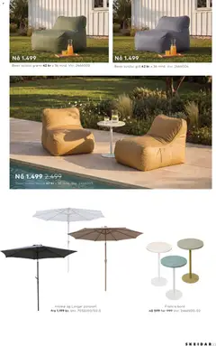 Forhåndsvisning av Skeidar hagemagasin kundeavis gyldig fra 10.04.2026 | Side: 33 | Produkter: Parasoll, Bord