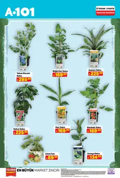 27.04.2026 tarihinden itibaren geçerli olan A101 kataloğu önizlemesi