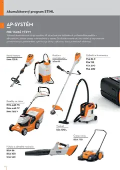 STIHL leták platný od 29.09.2025 | Strana: 10 | Produkty: Vyžínače, Vysávače, Kosačky, Vysávač