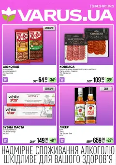 VARUS акції дійснийкції з 28.04.2026