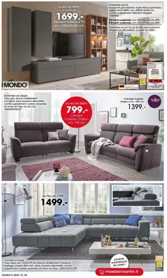 Möbel Martin - Prévisualisation de Möbel Martin - Möbel Martin: Offres hebdomadaires valide à partir de 14.04.2026 | Page: 4 | Produits: Canapé, Étagère, Laque