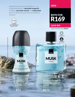 Avon specials catalogue – valid from 01.04.2026 | Page: 95 | Products: Eau de toilette, Deodorant, Antiperspirant, Water