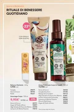 Anteprima del volantino Yves Rocher catalogo Festa della mamma valido a partire dal 23.04.2026 | Pagina: 52 | Prodotti: Bourbon, Lampone, Cocco, Menta