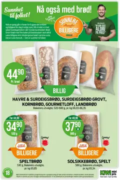 Forhåndsvisning av Kiwi kundeavis gyldig fra 27.04.2026 | Side: 22 | Produkter: Рамка для телевізора, Gel de curățare, Brød, Kiwi