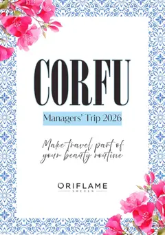 Preview of Oriflame - Managers' Trip: Corfu 2026 valid from 21.10.2025