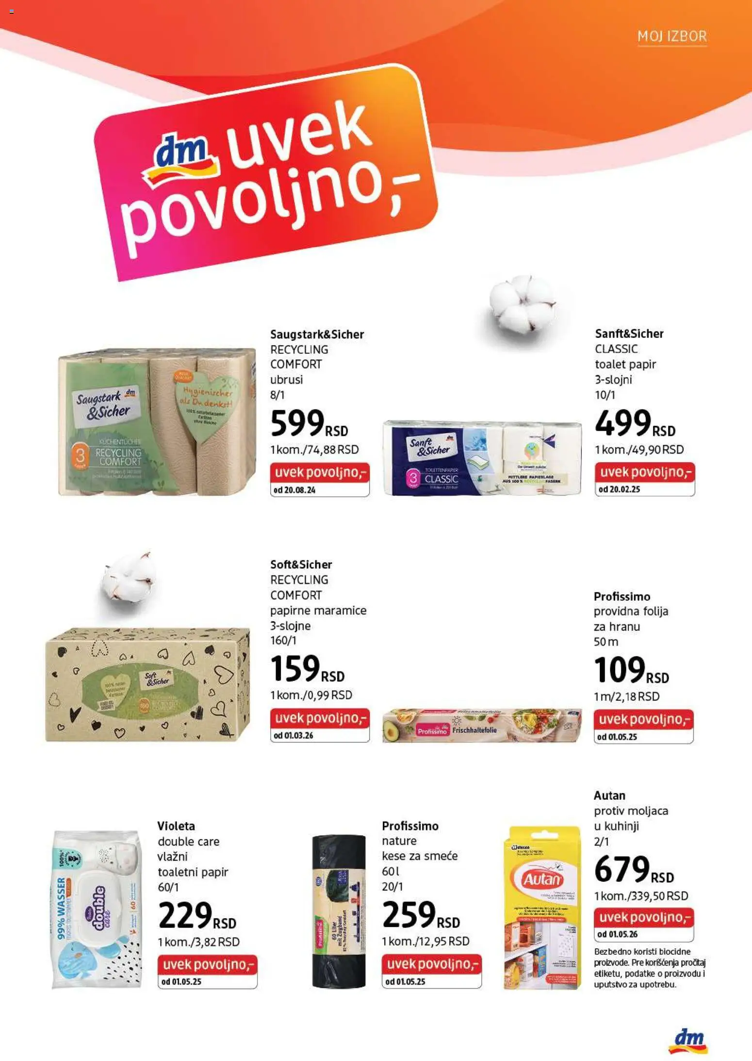 🔔  DM Drogerie katalog od 01.05.2026 🎉 Novi akcijski katalog! | Srbija