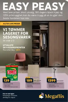 Forhåndsvisning av Megaflis Easy Peasy gyldig fra 09.02.2026