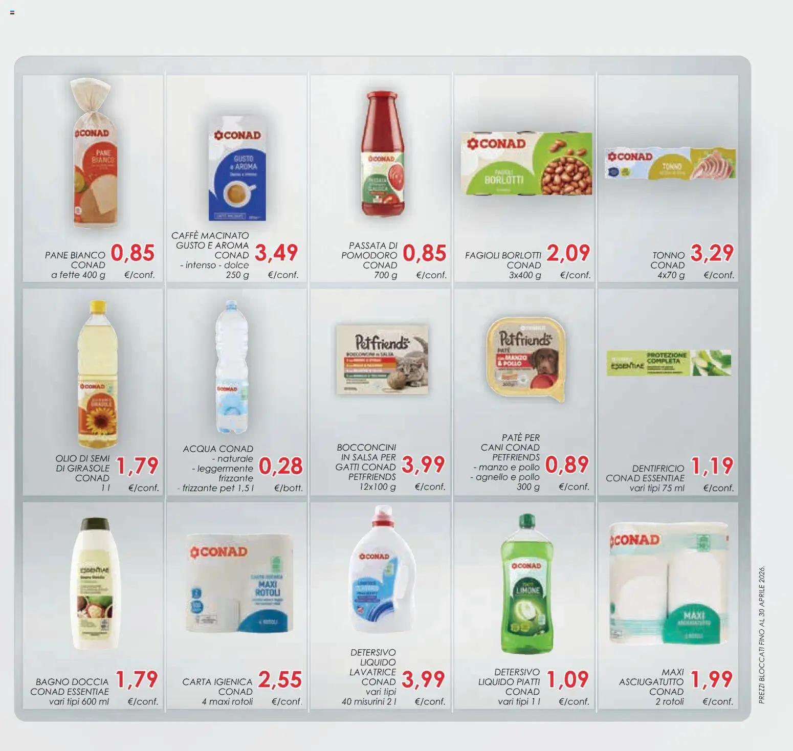 Volantino Conad del 11.03.2026 | Pagina: 45 | Prodotti: Manzo, Passata di pomodoro, Agnello, Macinato