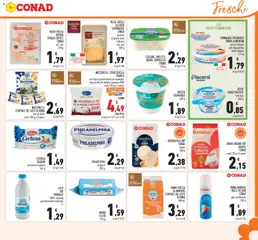 Anteprima del volantino PASTA FRESCA ALL'UOVO SAPORI&IDEE CONAD, Pasta fresca all'uovo, semola di grano duro italiano, vari tipi, 250 g valido a partire dal 06.05.2026 | Pagina: 11 | Prodotti: Prosciutto Crudo, Mozzarella, Latte, Ricotta