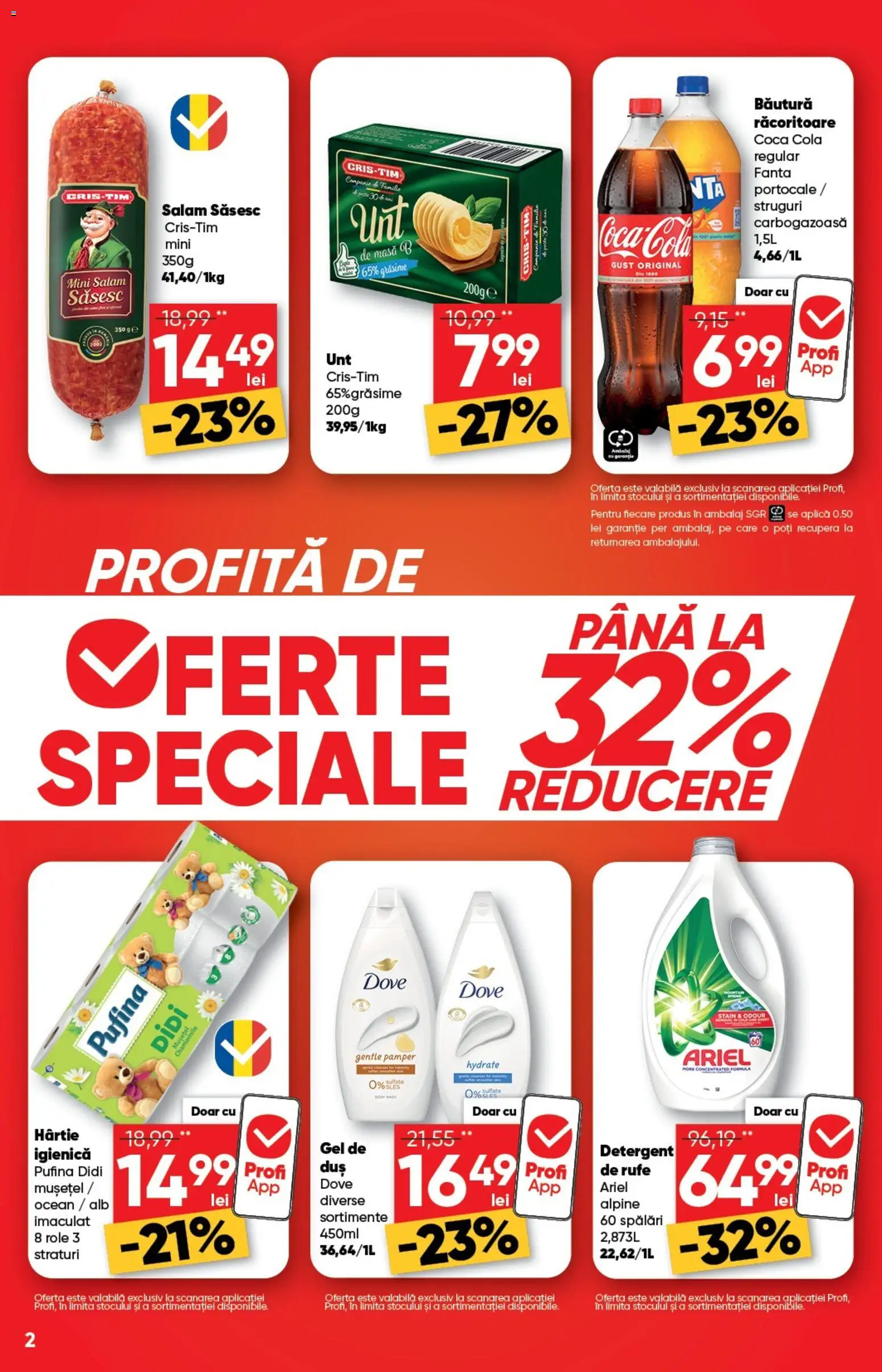Noul catalog Profi – valabil de la 04.03.2026 | Pagină: 2 | Produse: Struguri, Amerikan servis, Salam, Portocale