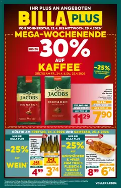 Billa Plus Flugblatt ab 23.04.2026 gültig