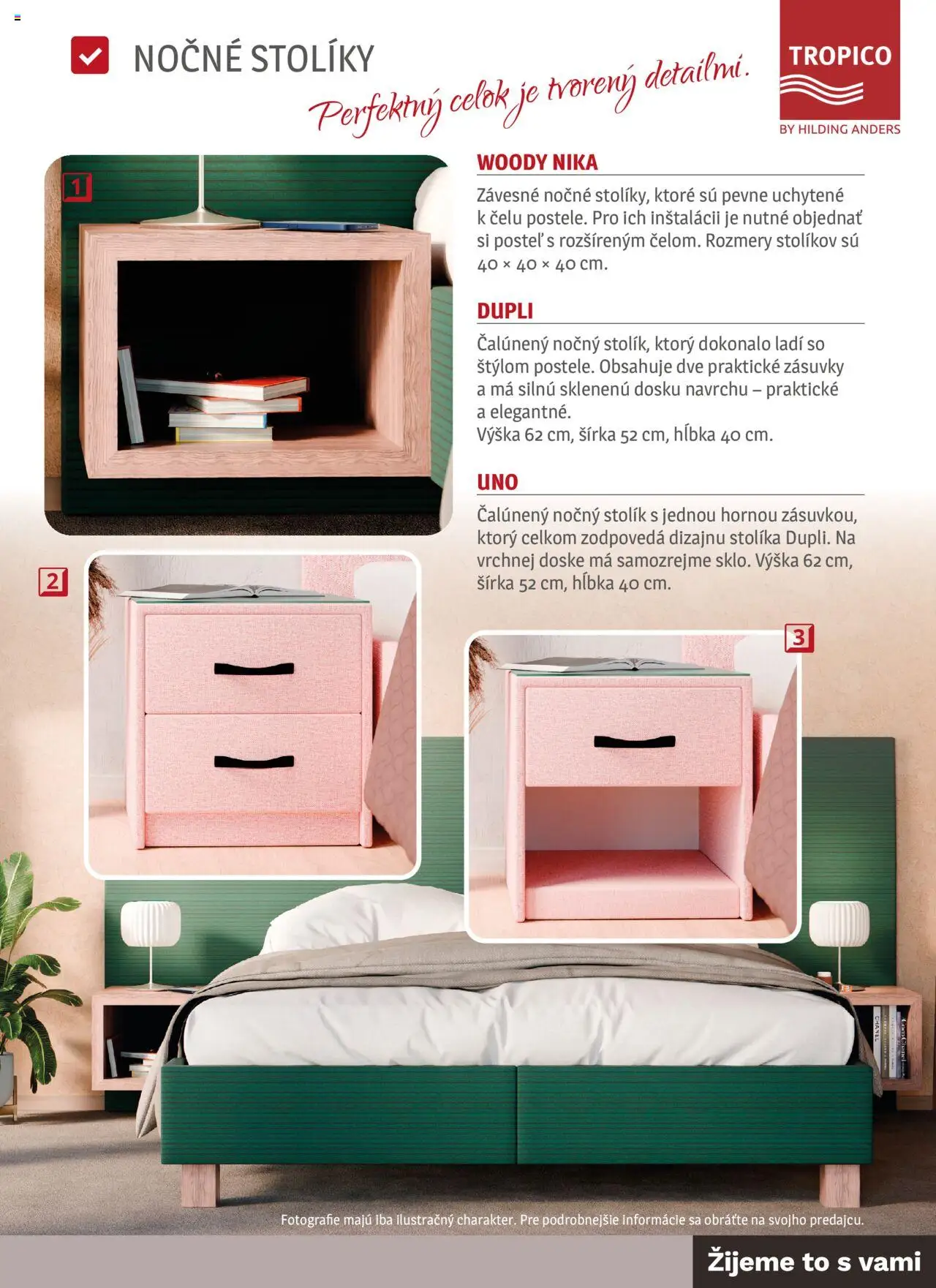 Nové ASKO nábytok akcie – leták je platný od 05.06.2025 | Strana: 61 | Produkty: Nočné stolíky, Nočný stolík