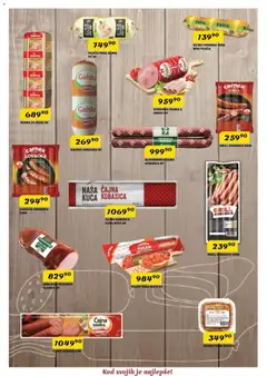 VP Dima katalog - pregled VP Dima kataloga - važi od 23.04.2026 | Strana: 5 | Proizvode: Čvarci, Šunka, Kobasica, Pečenica