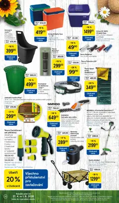 Náhled letáku DAEWOO Zahradní aku nůžky, 3,6 V, Li-ion baterie, doba nabíjení 3-5 hodin, doba provozu 40 minut od 29.04.2026 | Strana: 24