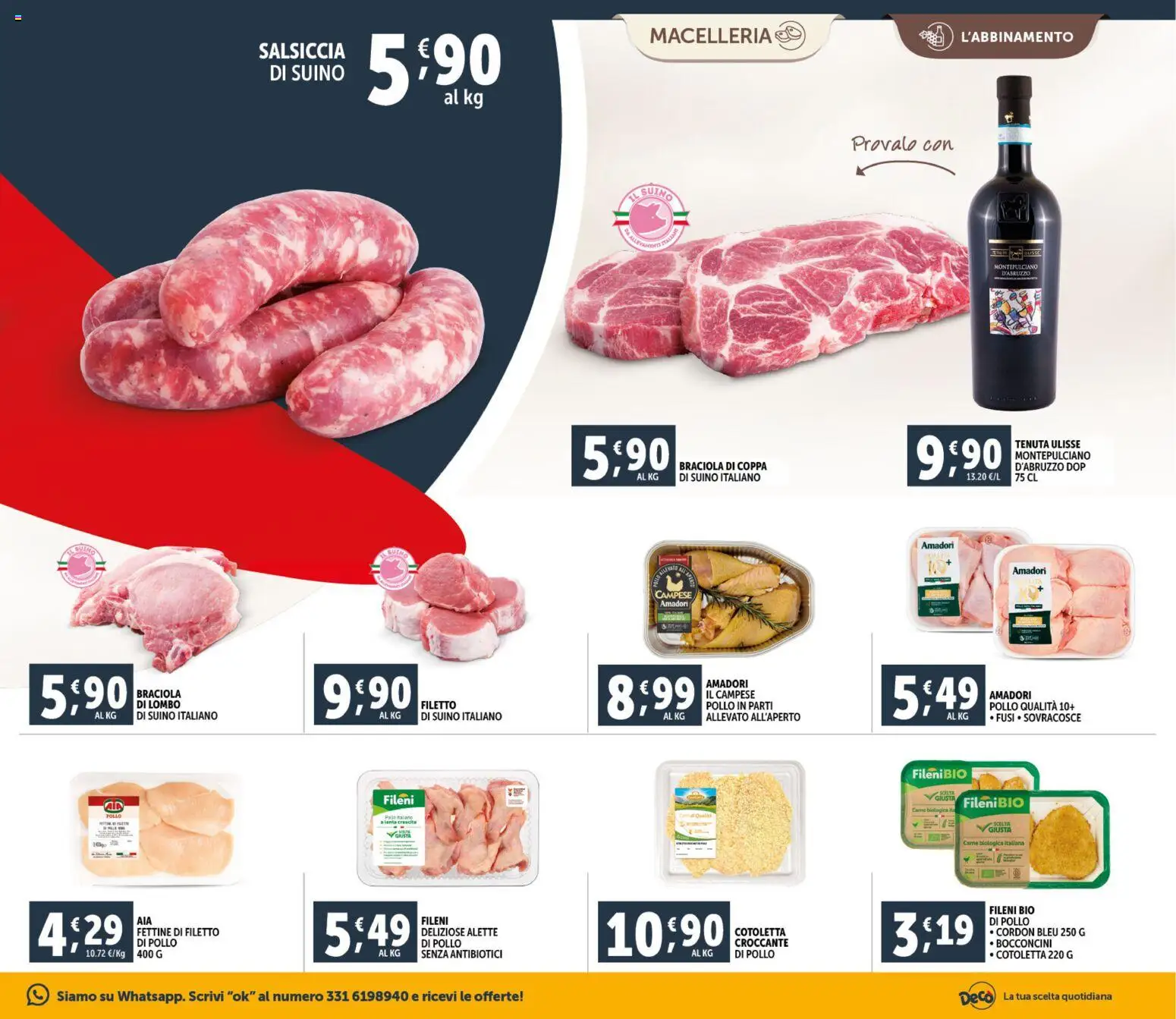 Volantino Decò del 06.03.2026 | Pagina: 7 | Prodotti: Pollo, Suino, Salsiccia