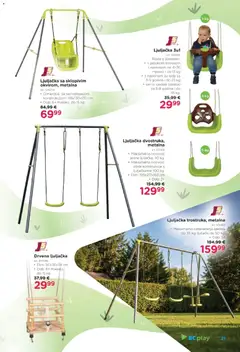 Ponuda Baby Center - Pregled kataloga iz trgovine Baby Center, vrijedi od 19.03.2026 | Stranica: 21 | Proizvodi: Ljuljačke, Ljuljačka