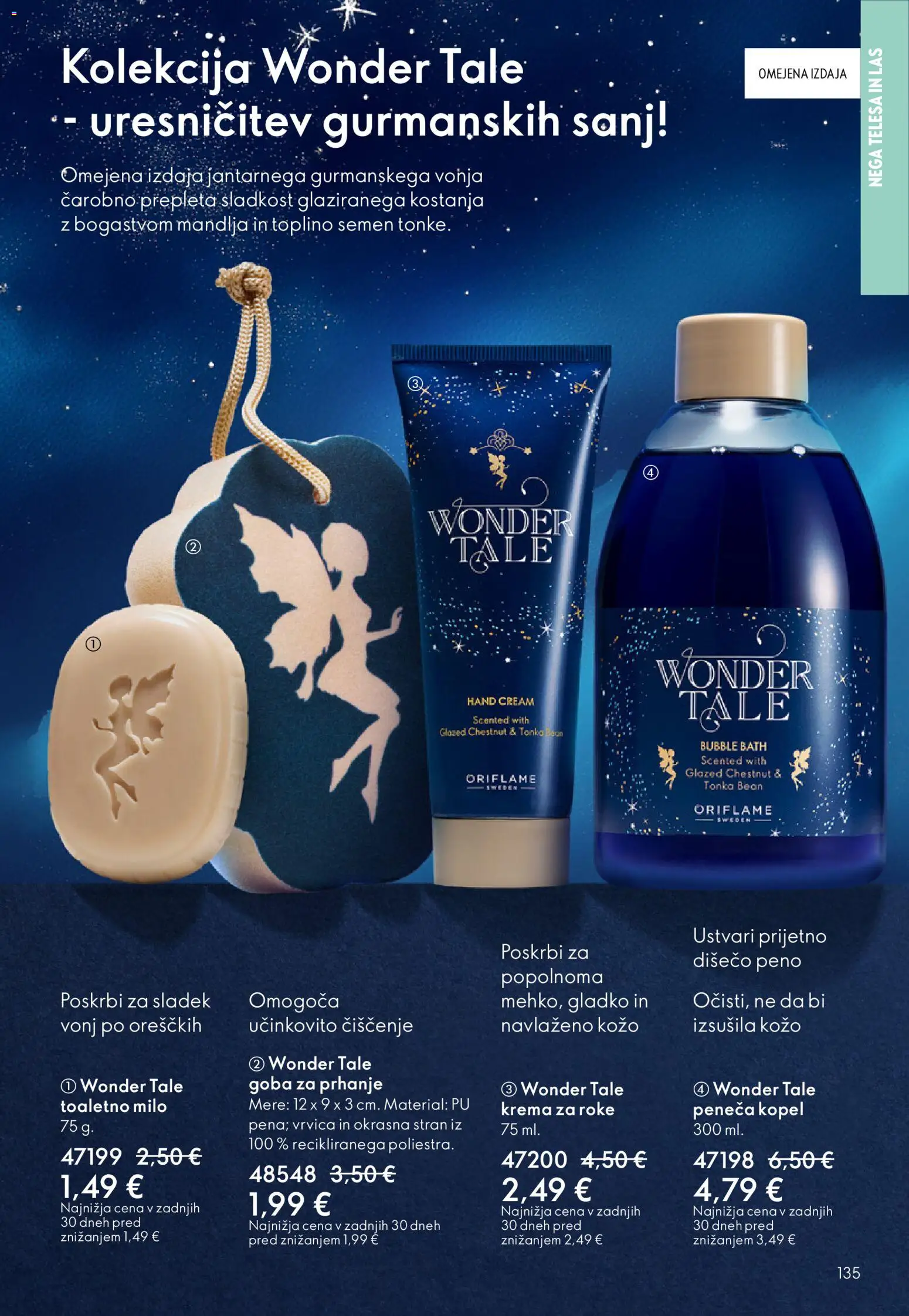 Novi Oriflame katalog ponudbe – veljaven od 11.03.2026 | Stran: 135 | Izdelki: Kopel, Krema, Krema za roke, Goba