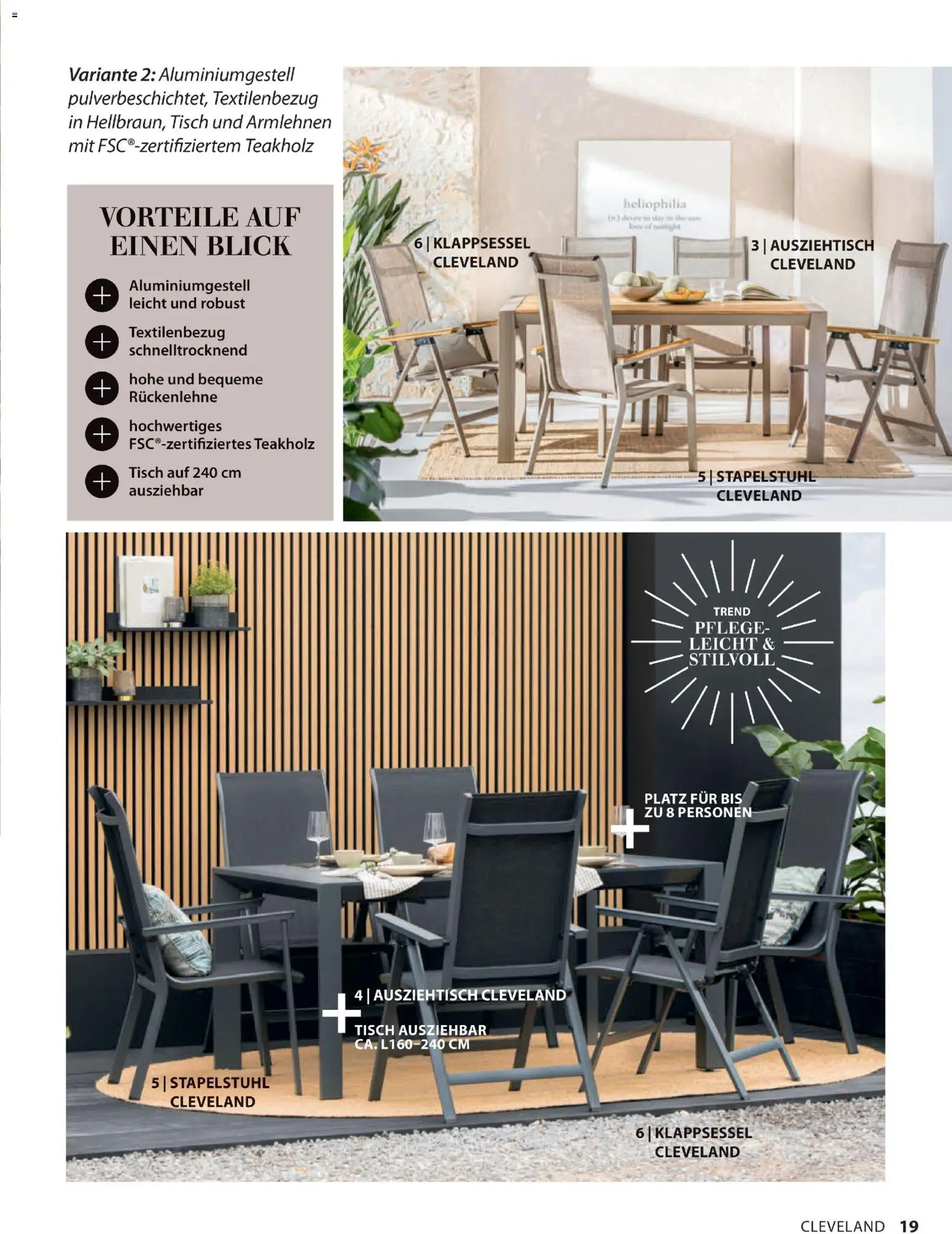 Dehner Gartenmöbel Trends 2026 – gültig ab 29.01.2026 | Seite: 19 | Produkte: Tisch