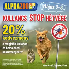 AlphaZoo akciós újság - amely érvényes a következő dátumtól: 02.05.2026
