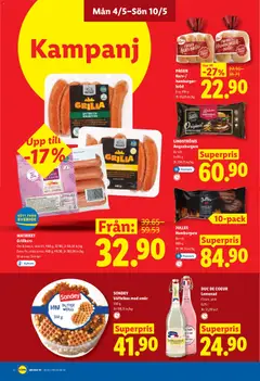 Lidl erbjudanden - Förhandsvisning av reklamblad från butik Lidl aktuell från 04.05.2026 | Sida: 14 | Produkter: Bacon, Smör, Chili, Vitlök