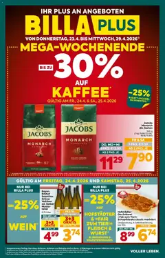 Billa Plus Flugblatt -Tirol ab 23.04.2026 gültig