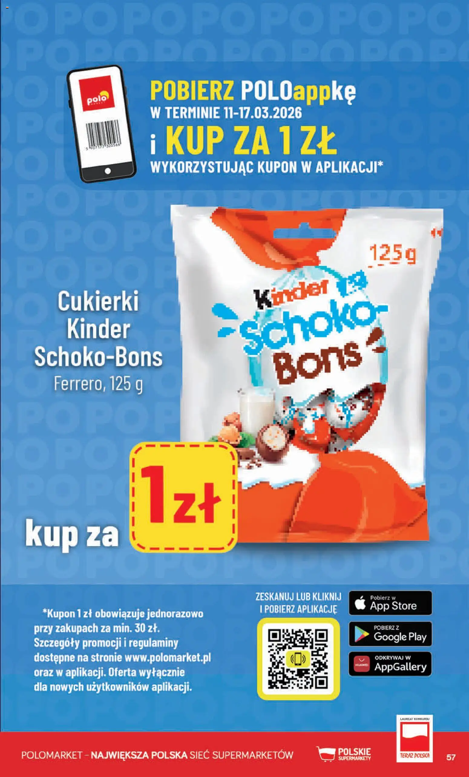 POLOmarket gazetka od 11.03.2026 | Strona: 57 | Produkty: Cukierki