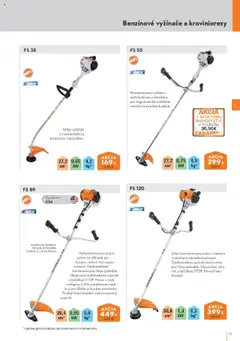 STIHL leták platný od 29.09.2025 | Strana: 71 | Produkty: Krovinorez, Vyžínače