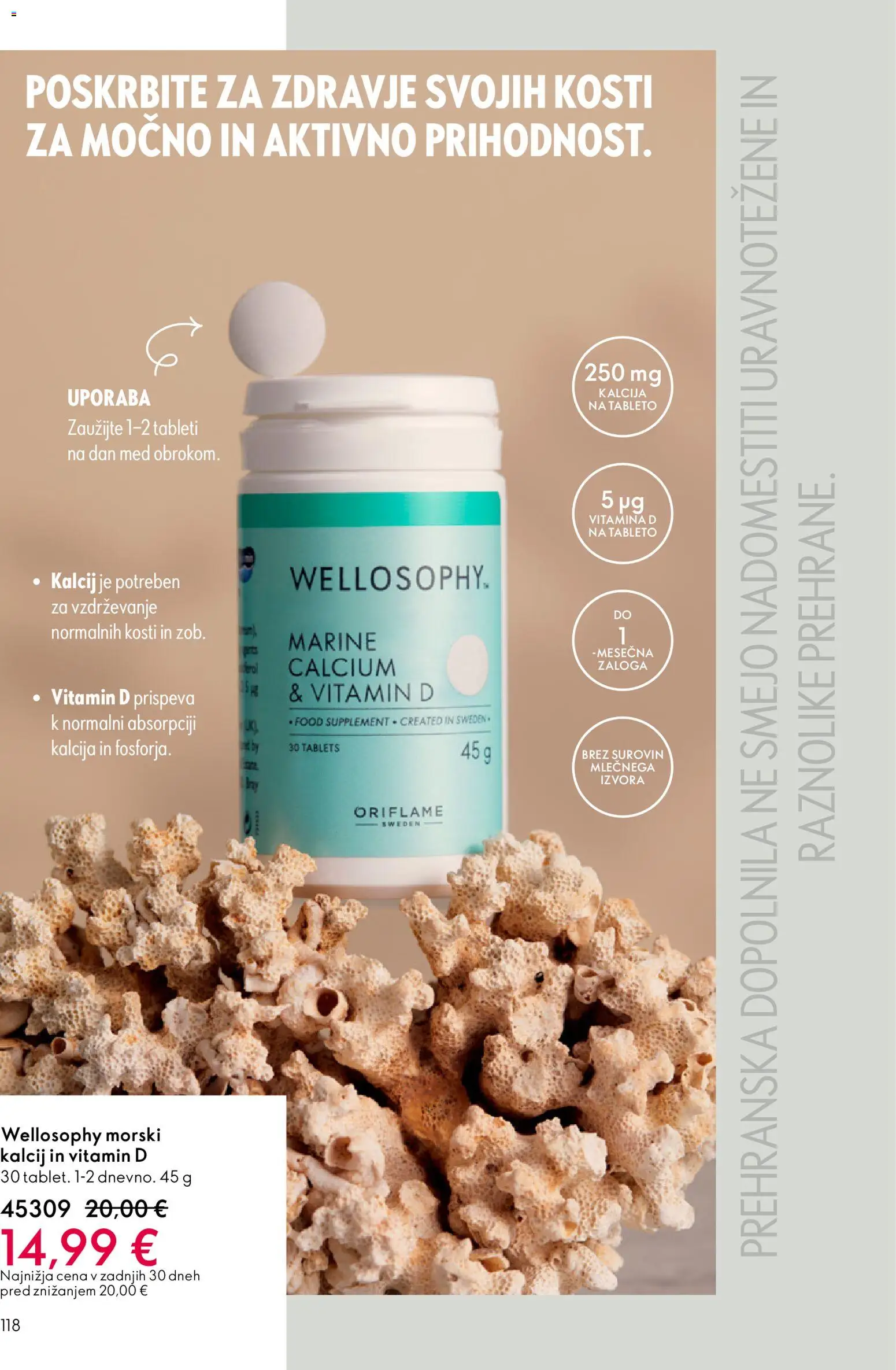 Novi Oriflame katalog ponudbe – veljaven od 11.03.2026 | Stran: 118 | Izdelki: Prehranska dopolnila