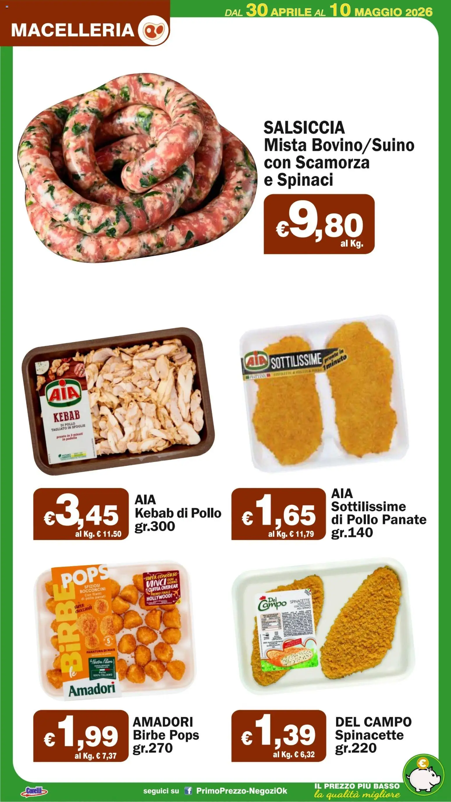 Volantino Primo Prezzo del 30.04.2026 | Pagina: 32