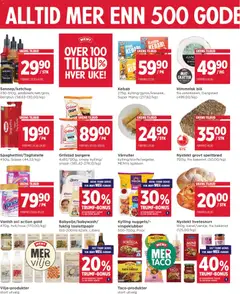 Forhåndsvisning av Meny kundeavis gyldig fra 27.04.2026 | Side: 6 | Produkter: Toalettpapir, Суміш дитяча, Tiramisu, Taco