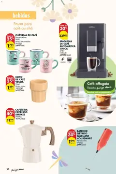 Pré-visualização MÁQUINA DE CAFÉ AUTOMÁTICA JOCCA, 2787 996770 1350W 1,5Lt válido de 07.04.2026 | Página: 20 | Produtos: Máquina de café, Batedor, Cafeteira, Café