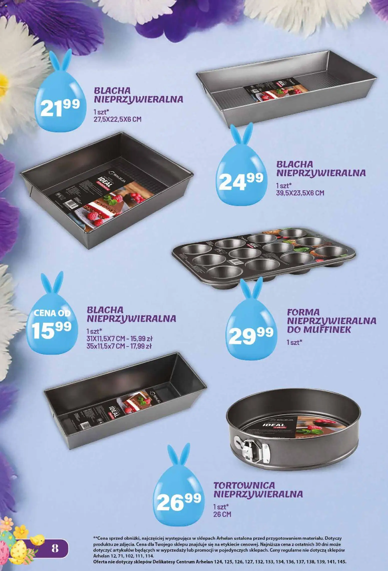 Arhelan gazetka - Wielkanoc od 13.03.2026 | Strona: 8 | Produkty: Delikatesy