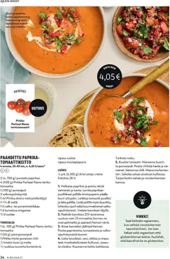 K-Market-mainoslehti voimassa 06.05.2026 alkaen | Sivu: 24 | Tuotteet: Keitto, Chili, Etikka, Tomaatit