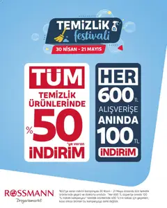 30.04.2026 tarihinden itibaren geçerli olan Rossmann kataloğu önizlemesi