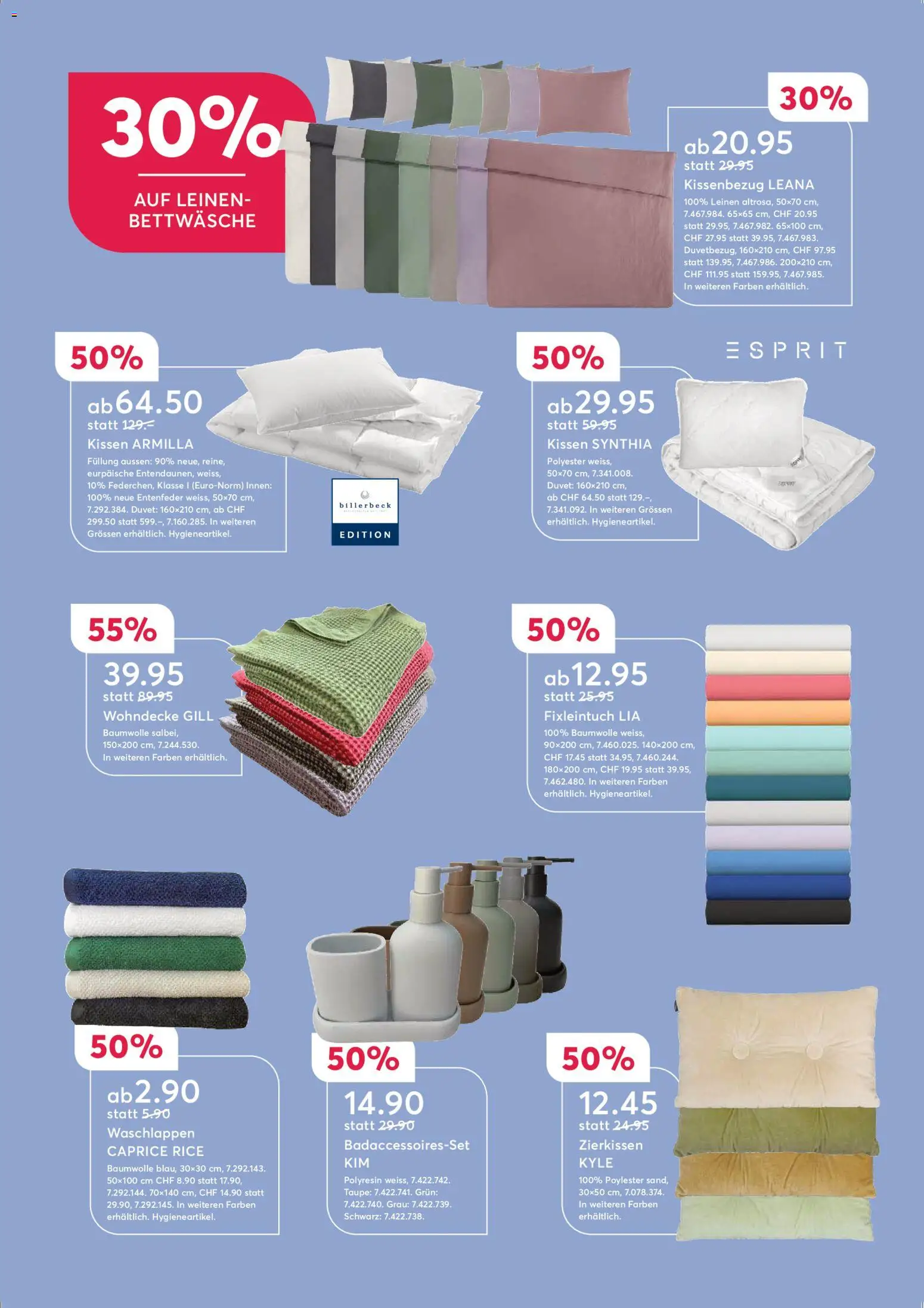 Livique aktionen – gültig ab 12.03.2026 | Seite: 3 | Produkte: Kissen, Bettwäsche
