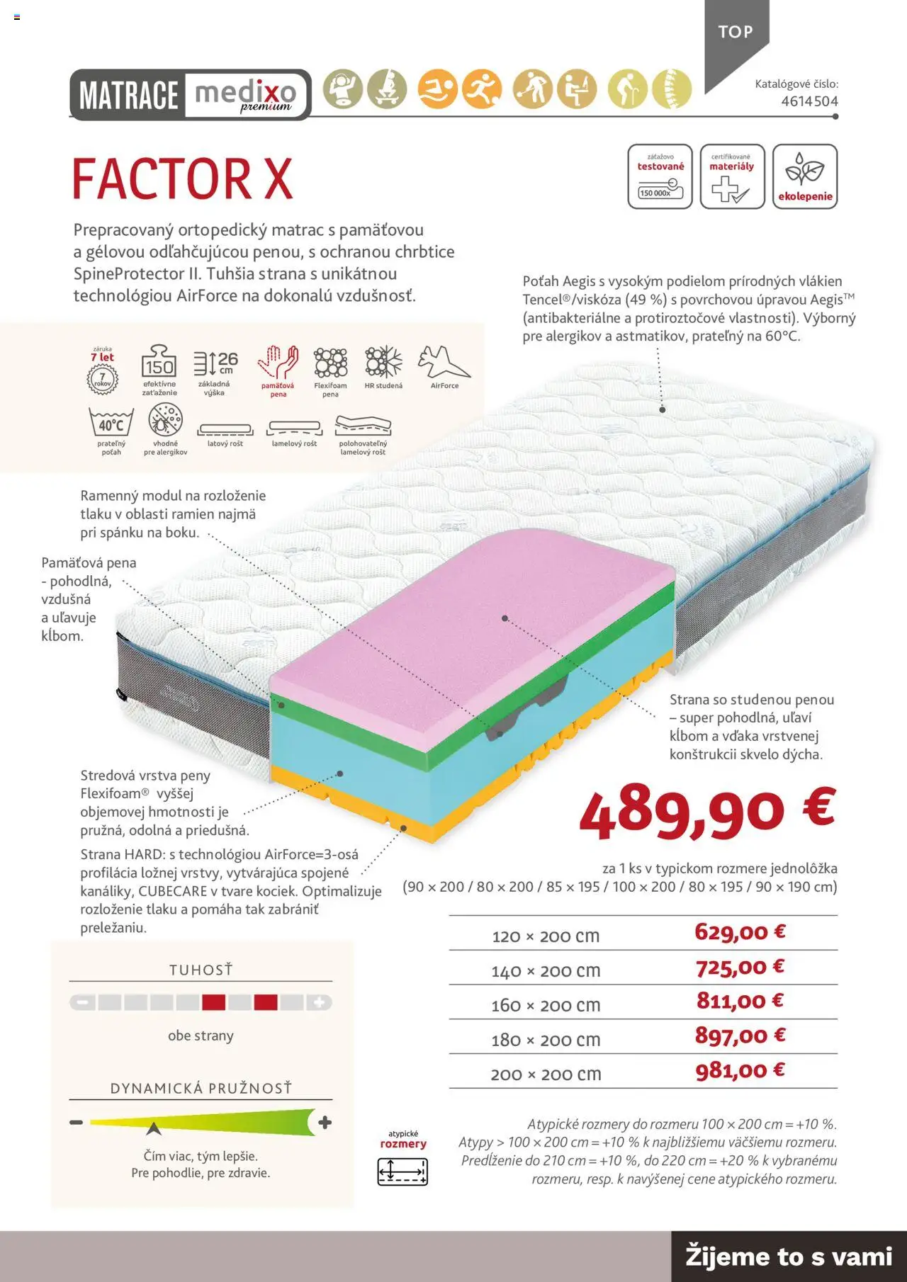 Nové ASKO nábytok akcie – leták je platný od 05.06.2025 | Strana: 43 | Produkty: Matrace, Matrac, Rošt